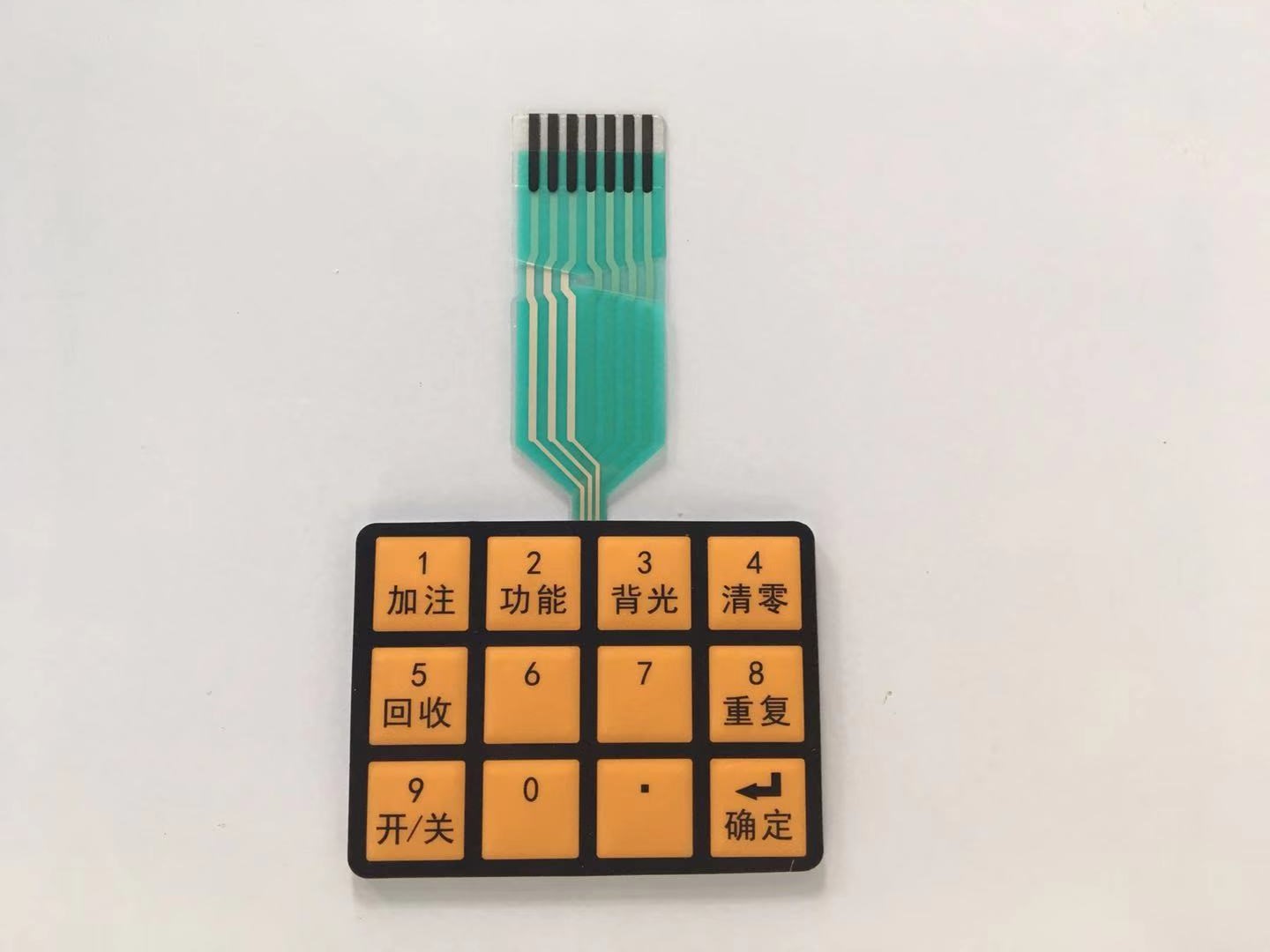 Poly Dome Membrane Switch with Waterproof Embossed (overlay) Keypad